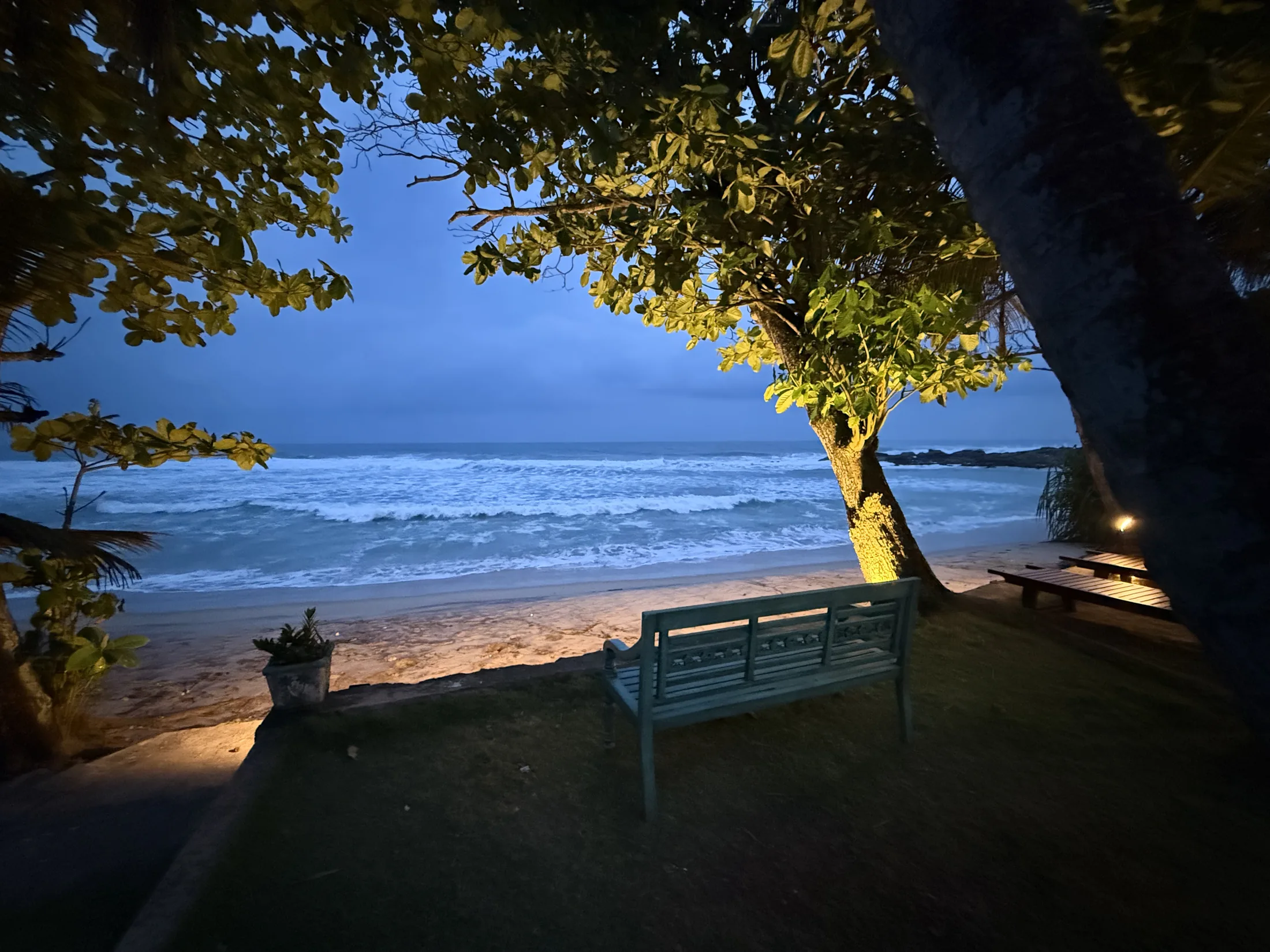 The shoreline